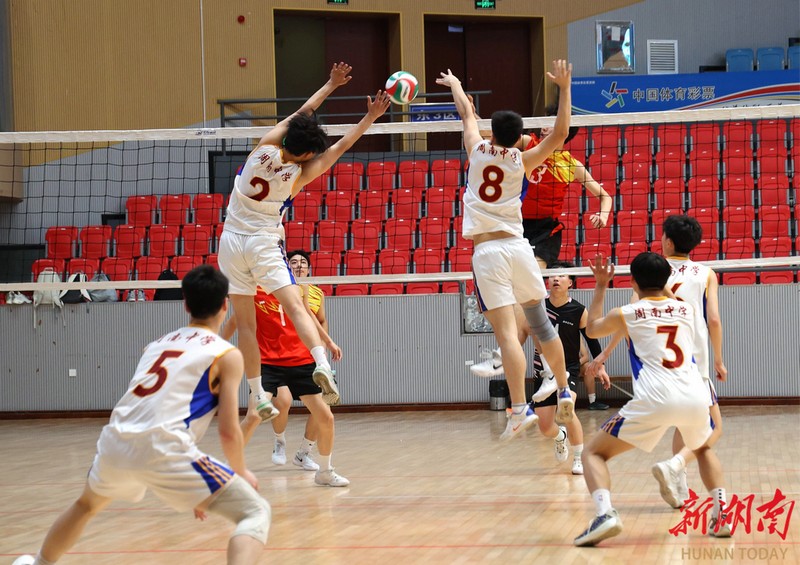 为三大球运动会选材,湖南24支中学生排球队将展开5天鏖战