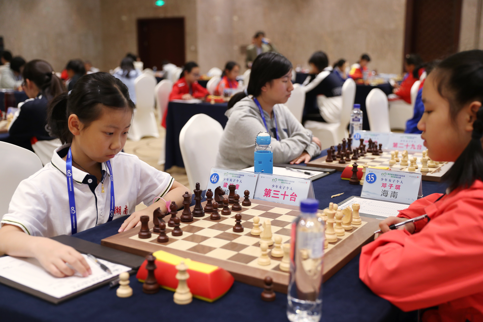 第四届全国智力运动会国际象棋比赛精彩瞬间