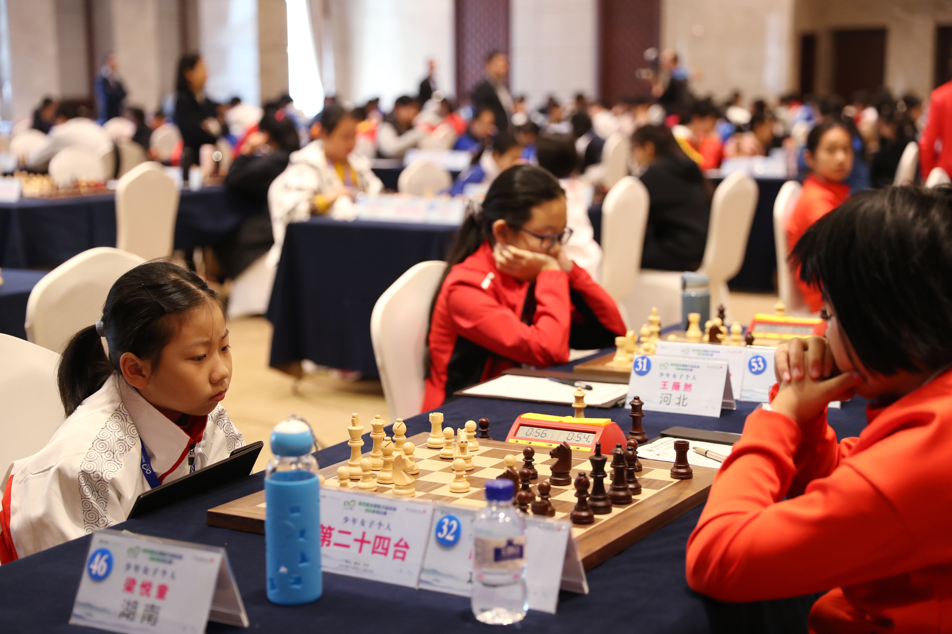 第四届全国智力运动会国际象棋比赛精彩瞬间